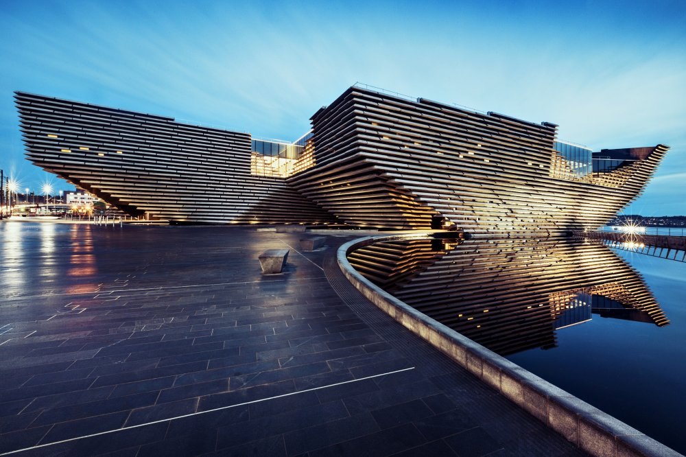 Victoria and Albert Museum in Dundee-designed by Kengo-Kuma. Informationen: visitscotland.com ©-Ross- Fraser-McLean